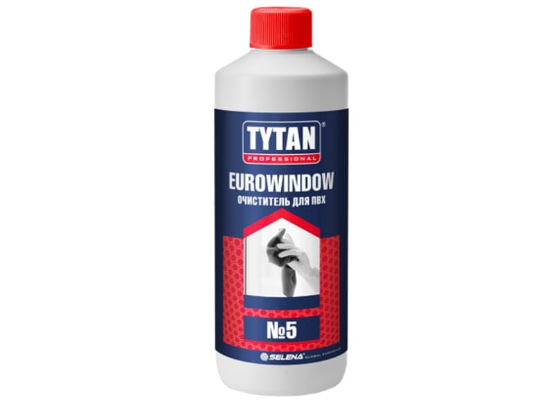 Очиститель для ПВХ №5 TYTAN Professional EVROWINDOW 950 мл