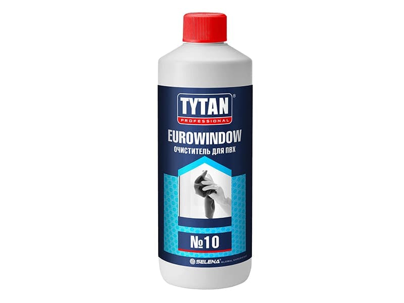 Очиститель для ПВХ №10 TYTAN Professional EVROWINDOW 950 мл