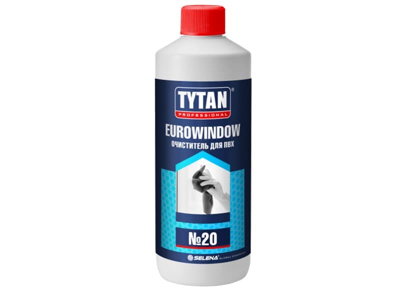 Очиститель для ПВХ №20 TYTAN Professional EVROWINDOW 950 мл